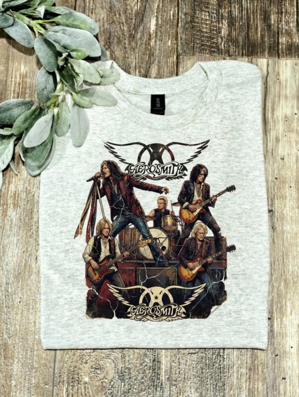 Aerosmith Shirt Rock Music Popular Band Tee
